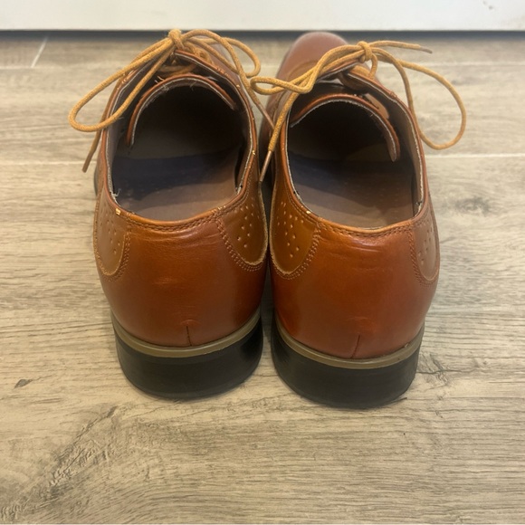 Paulo Solari Brown Wingtip Mens Dress Shoes Size: 11 D - Picture 4 of 8